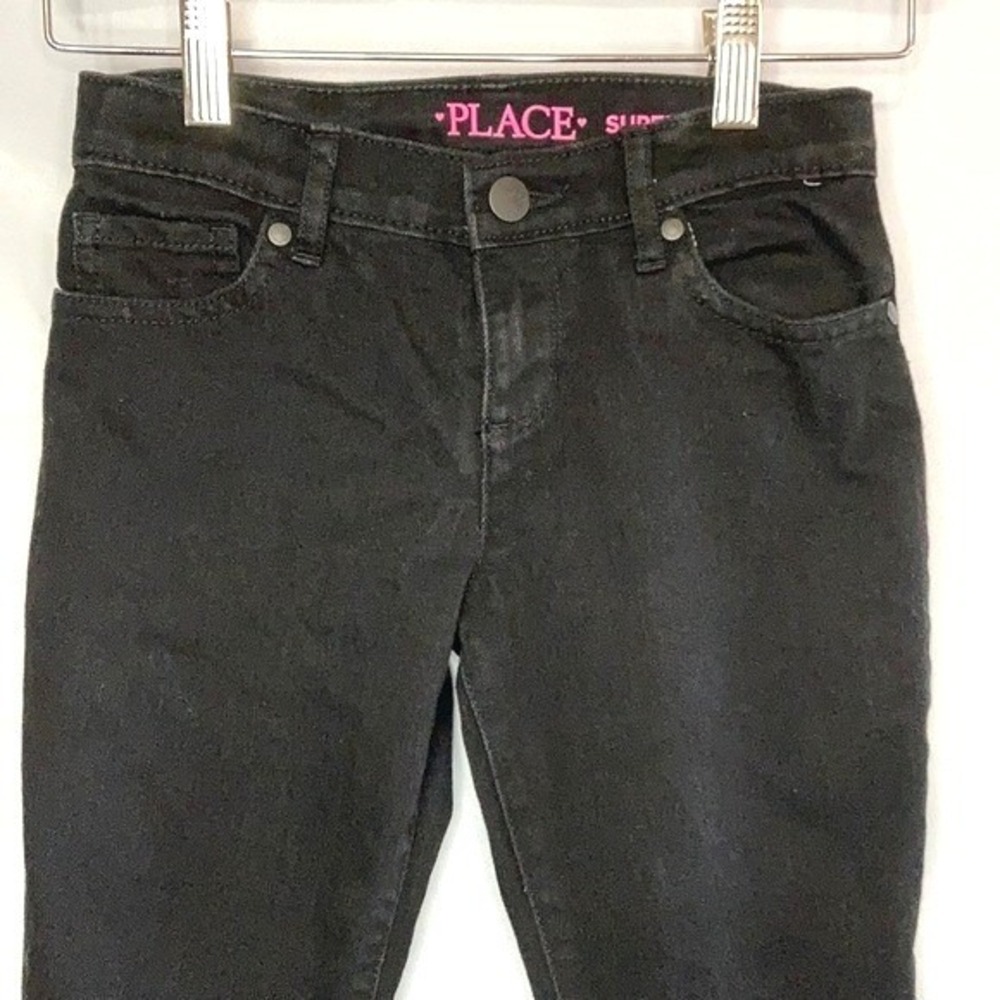 Classic Super Skinny Denim Jeans Black The Childrens Place Size 8